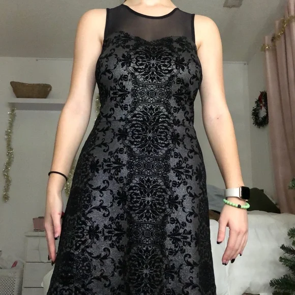 maurices formal dresses Red Sequin Holiday Dress – Prom Gown with Slit & Lace-Up Back